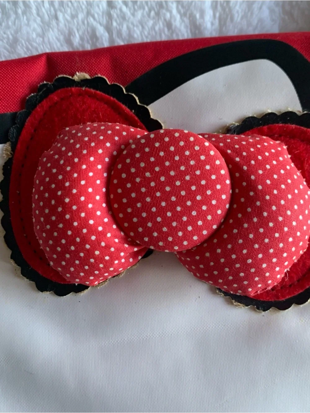 Vintage Sanrio Hello Kitty Messenger Crossbody Bag (2011 FAB Starpoint) Red
